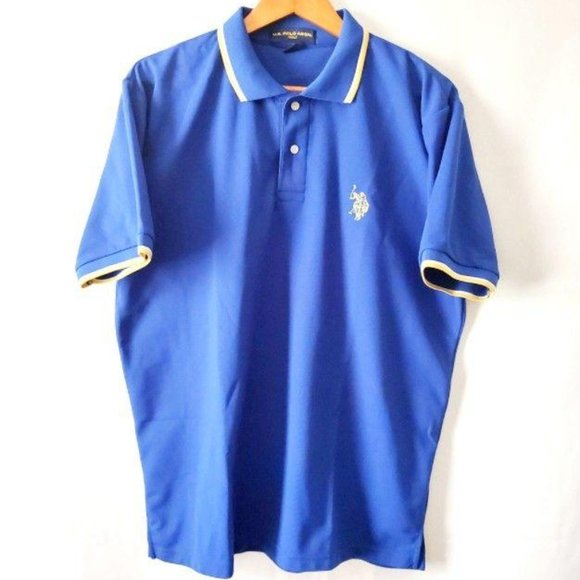 U.S. POLO Assn. Men’s Royal Blue Golf Shirt Size L